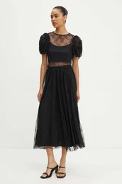 Krilo Lace Long Midi Skirt rna barva, 112728100