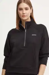 Pulover enski, rna barva, s kapuco, DP4T9993