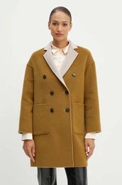 Obojestranski volneni pla MAX&Co. zelena barva, 2426016011200