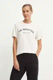 Pamuna majica Tee Varsity Graphic za ene, boja: be, NF0A89CQQLI1