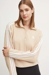 Flis pulover Polarf Half Zip be barva, IY7267