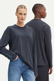 Bombana majica z dolgimi rokavi mornarsko modra barva, RTWXJER003