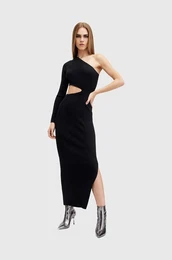 Haljina DAISY boja: crna, maxi, uska, W191DA