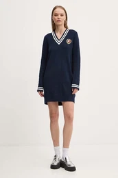 Obleka mornarsko modra barva, DW0DW19810