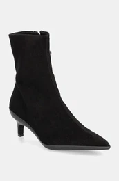 Glenarji iz semia HEEL ANKLE BOOT 50 SUE enski, rna barva, HW0HW02233