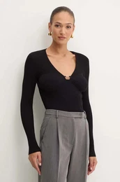 Pulover enski, rna barva, 242TP3132