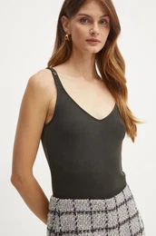 Kratka majica DANIEL enski, zelena barva, DANIEL