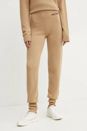 Trenirka iz volnene meanice rjava barva, 242TP3801