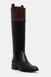 Usnjeni elegantni kornji Billie enski, rna barva, S100446-02