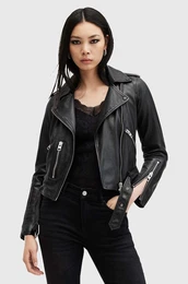 Usnjena jakna BALFERN BIKER enska, rna barva, W084LB