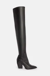 Elegantni kornji Lara Boot enski, rna barva, W099FB