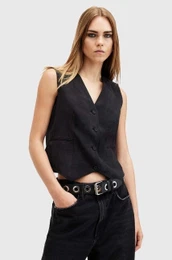 Telovnik AVERIE TEN WAISTCOAT enski, rna barva, W028QC