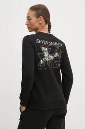 Pulover Topographic enski, rna barva, NF0A89CNJK31