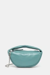 Usnjena torbica Baby Cush turkizna barva, MWBTH014LL002BL052PL