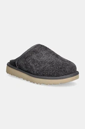 Copati iz semia Classic Slip-On Shaggy Suede siva barva, 1153104-DGRY