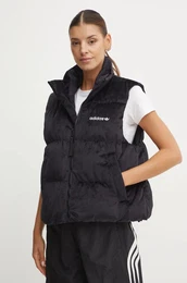 Brezrokavnik s puhom Velvet Vest enski, rna barva, JE7217