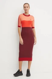 Obleka X Ksenia Schneider bordo barva, IW5661