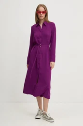Obleka WASHINGTON vijolina barva, 24WWVW44