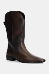 Usnjeni kavbojski kornji NELLA enski, rjava barva, 5616-318-33