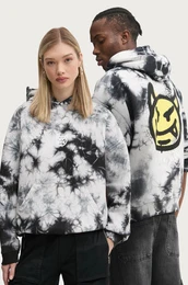 Bombaen pulover siva barva, s kapuco, VER H128