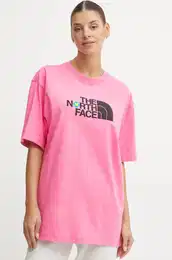 Pamuna majica TNF x Yinka Ilori za ene, boja: ruiasta, NF0A89C7PIH1