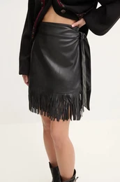 Krilo Vegan Leather Mini Fringe Jaspre