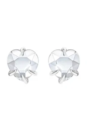 Posrebreni uhani Amour 229/7/KOL/BIA/KR/SR