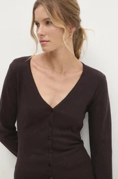 Jopica z meanico svile rjava barva