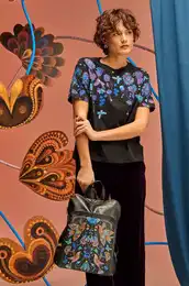 Bombana kratka majica enski, rna barva