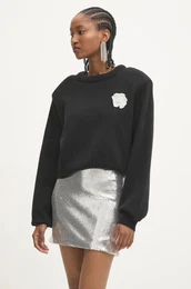 Pulover s primesjo kamirja 0 siva barva, 114035100