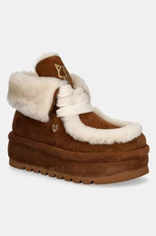 Sneke iz semia Bambi be barva, Bambi Suede Shearling Tan