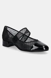 Salonarji Cap-Toe Mary Jane Heel Ballet rna barva, 162496-001