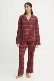 Piama enska, bordo barva, 50527259