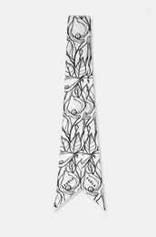 Svilena rutica bela barva, WT00022 BX3591 1704S