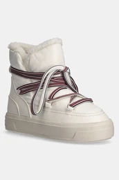Sneke SNOWBOOT MONOGRAM FAUX FUR be barva, FW0FW08389