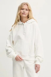 Pulover enski, bela barva, s kapuco, 61210052