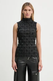 Bluza HARRIET za ene, boja: crna, bez uzorka, NW24FWTP32400