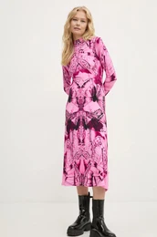 Obleka SKY roza barva, 24WWVK26
