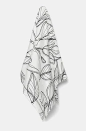 Svilena ruta bela barva, WT00021 BX3591 1704S