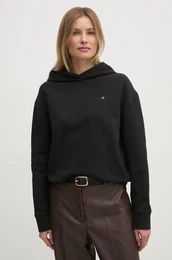 Bombaen pulover enski, rna barva, s kapuco, K20K208126