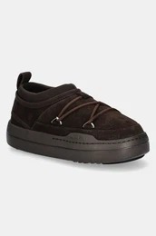 Copati iz semia MB PARK ICON SUEDE rjava barva, 80D2470110 M010