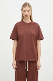 Bombana kratka majica Athletics Jersey enska, rjava barva, WT41501ROK