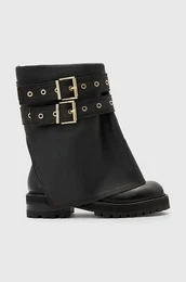 Usnjeni glenarji Drew Boot enski, rna barva, W158FB