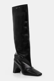 Usnjeni elegantni kornji Bridge Boot enski, rna barva, COPSH03857