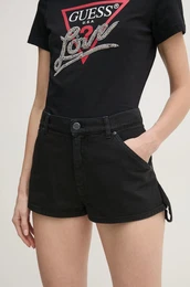 Jeans kratke hlae enske, rna barva, 104893 A2HD