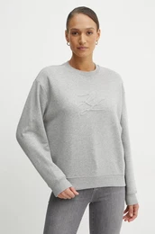 Bombaen pulover enski, siva barva, A1W20041