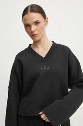 Pulover V-SWEATSHIRT enski, rna barva, JJ0958