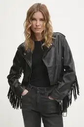 Biker jakna enska, rna barva