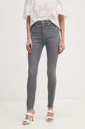 Kavbojke enske, siva barva, 50529981