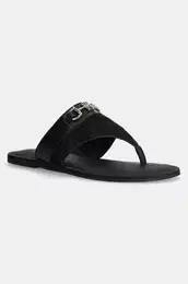 Usnjene japonke MIXED LEATHER HORSEBIT THONG enske, rna barva, FW0FW08506